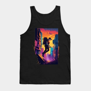 Urban Wanderlust - Embrace Exploration and Adventure Tank Top